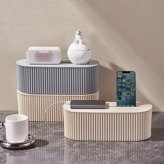 Boîte de Rangement pour Câbles et Prises